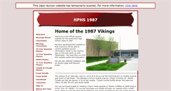 Desktop Screenshot of hphs1987.classquest.com