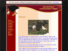 Tablet Screenshot of oakhalleagles.classquest.com