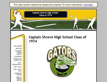 Tablet Screenshot of captainshreve1974.classquest.com