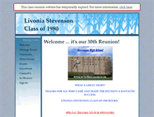 Tablet Screenshot of livoniastevenson1980.classquest.com