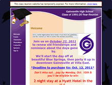 Tablet Screenshot of ghs1991reunion.classquest.com