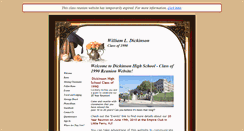 Desktop Screenshot of dickinsonhs1990.classquest.com