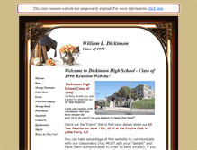 Tablet Screenshot of dickinsonhs1990.classquest.com