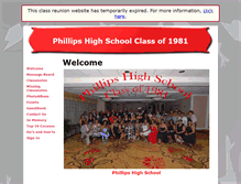 Tablet Screenshot of phillipshigh1981.classquest.com
