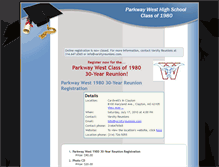 Tablet Screenshot of parkwaywest1980.classquest.com