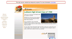 Desktop Screenshot of lubbockhighschool1988.classquest.com