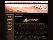 Tablet Screenshot of fairfaxclassof1980.classquest.com