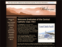 Tablet Screenshot of classof1961.classquest.com