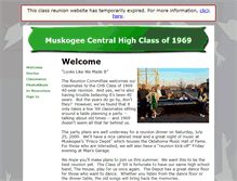 Tablet Screenshot of muskogeecentral1969.classquest.com
