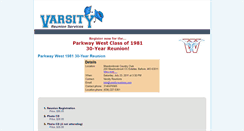 Desktop Screenshot of parkwaywest1981.classquest.com